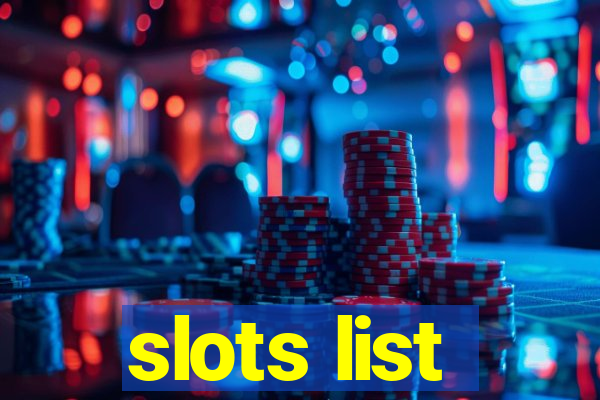 slots list