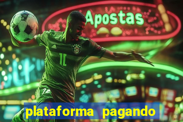 plataforma pagando no cadastro slot