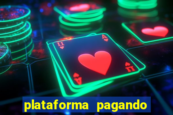 plataforma pagando no cadastro slot