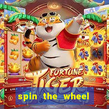 spin the wheel with roulette