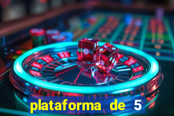 plataforma de 5 reais de b么nus