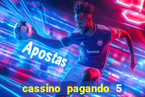 cassino pagando 5 reais no cadastro