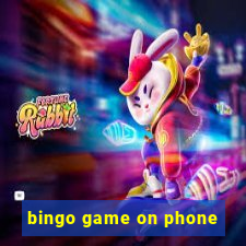 bingo game on phone