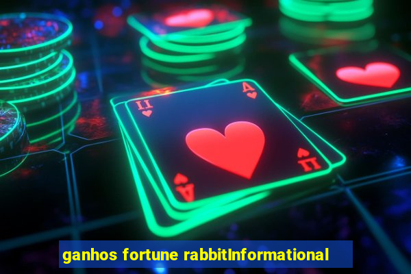 ganhos fortune rabbitInformational