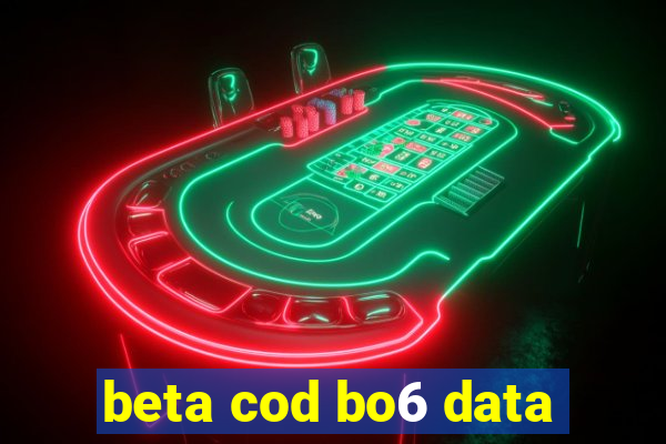 beta cod bo6 data