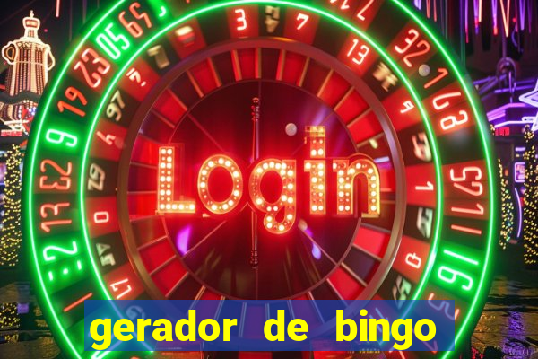 gerador de bingo cha de bebe