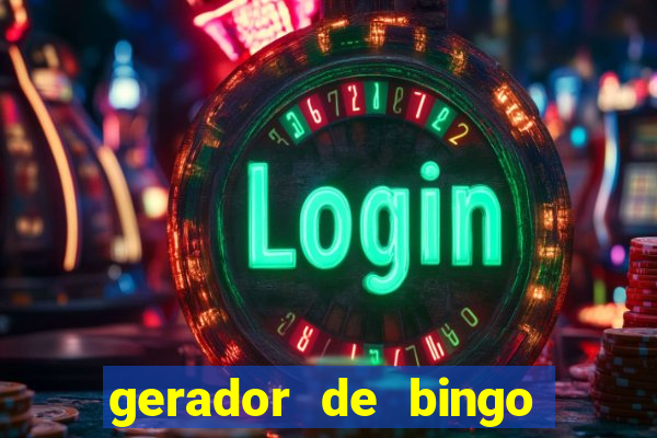 gerador de bingo cha de bebe