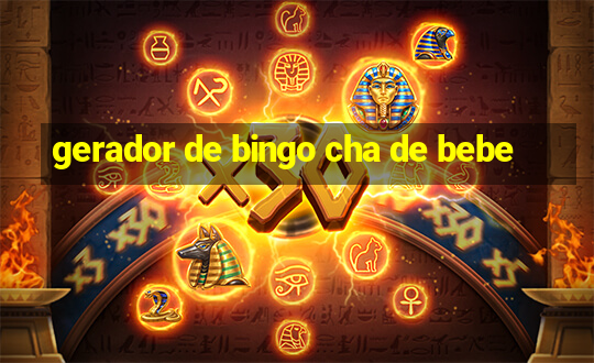 gerador de bingo cha de bebe