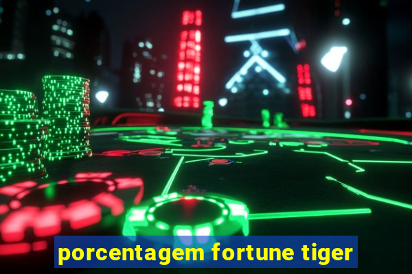 porcentagem fortune tiger