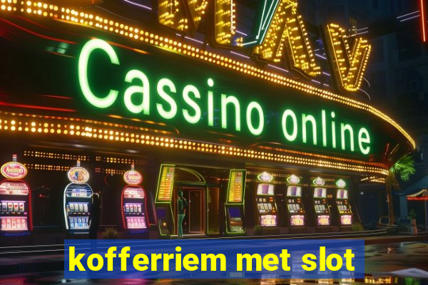 kofferriem met slot