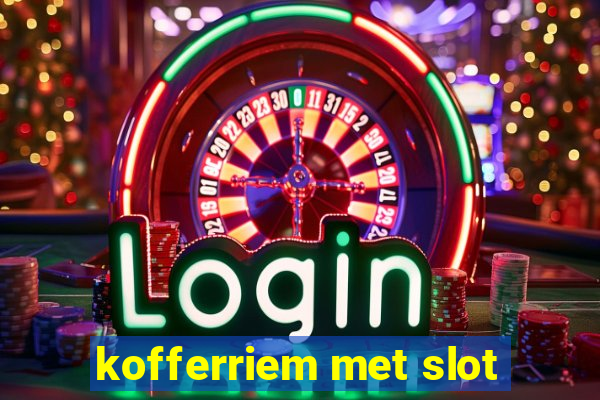 kofferriem met slot