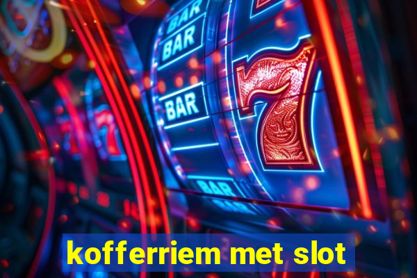 kofferriem met slot