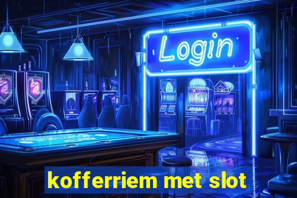 kofferriem met slot