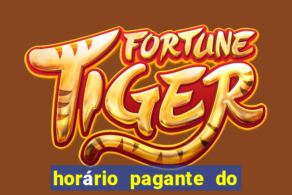 horário pagante do fortune tiger