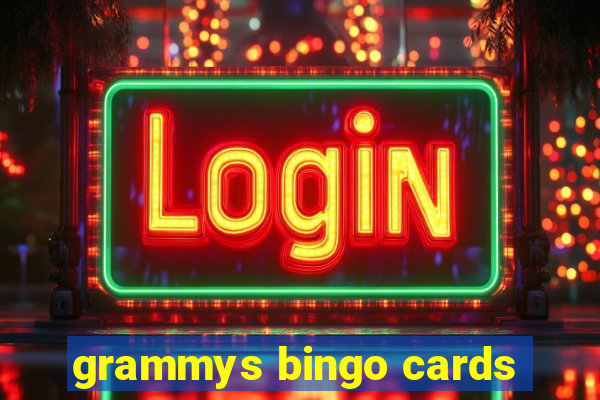 grammys bingo cards