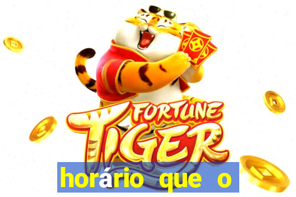 horário que o fortune mouse paga