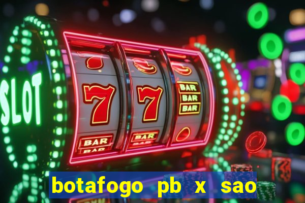 botafogo pb x sao jose palpite