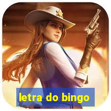 letra do bingo