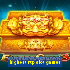 highest rtp slot games