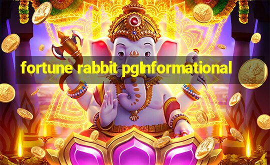 fortune rabbit pgInformational