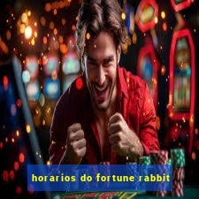 horarios do fortune rabbit