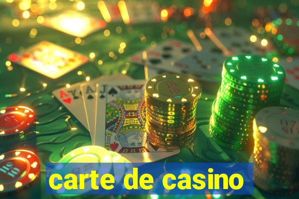 carte de casino