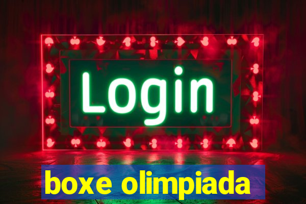 boxe olimpiada