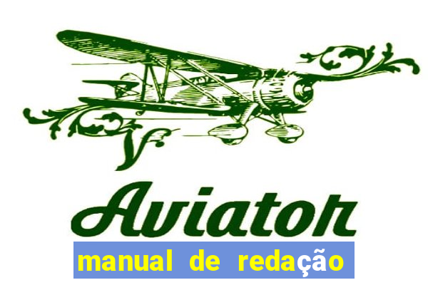 manual de redação folha de são paulo pdf