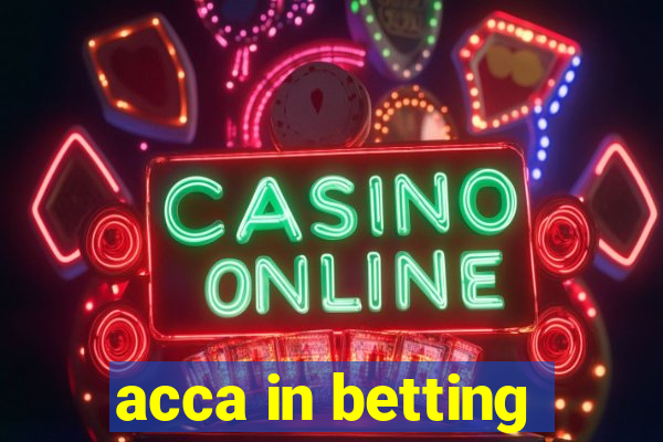 acca in betting