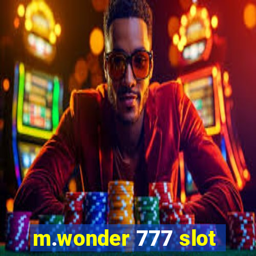 m.wonder 777 slot