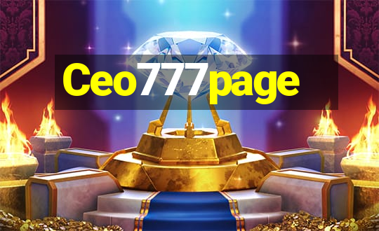 Ceo777page