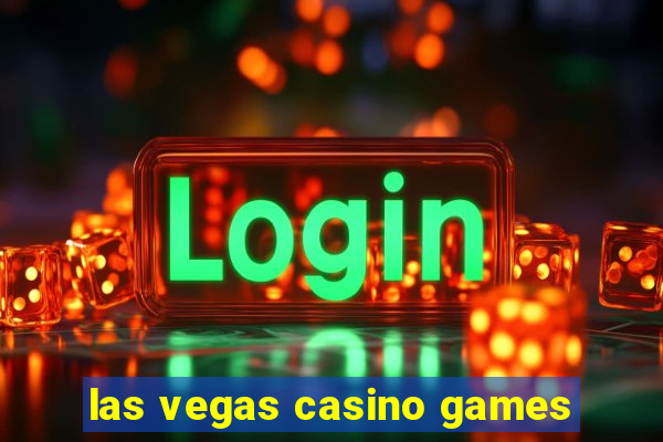 las vegas casino games