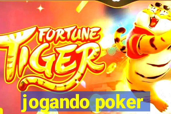 jogando poker