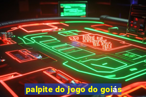 palpite do jogo do goiás