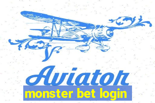 monster bet login