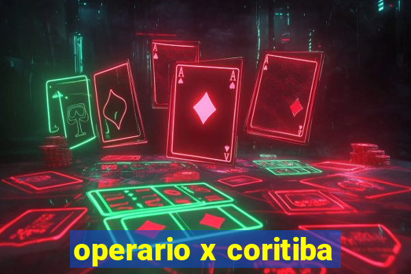 operario x coritiba