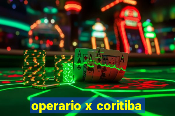 operario x coritiba