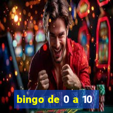 bingo de 0 a 10