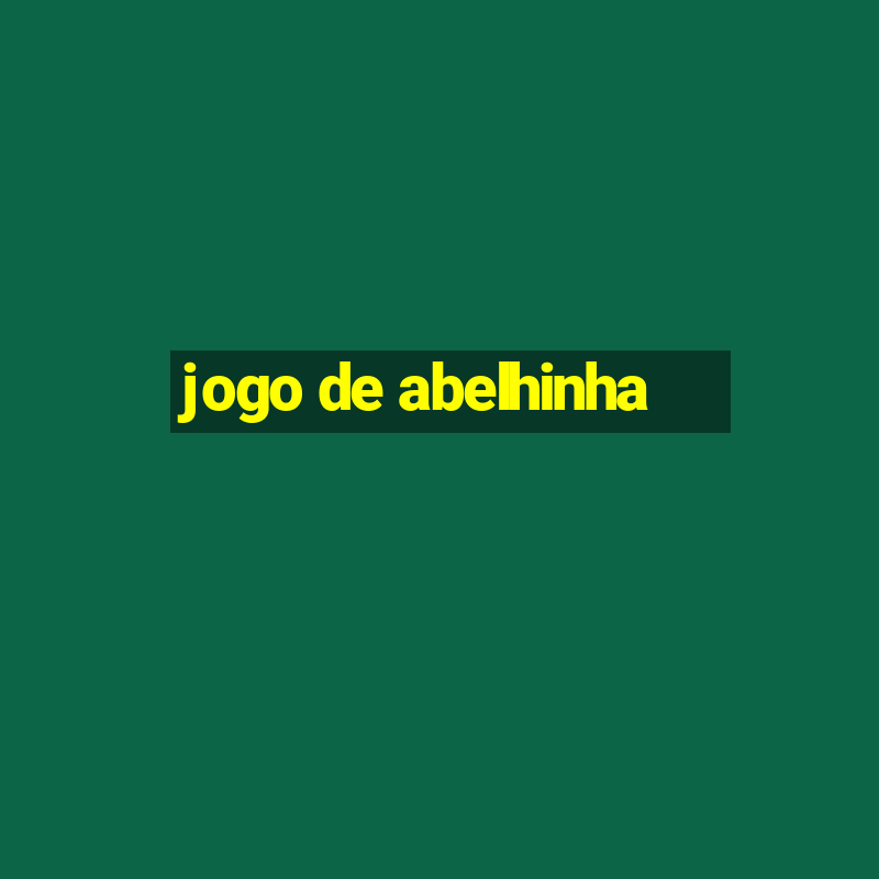 jogo de abelhinha