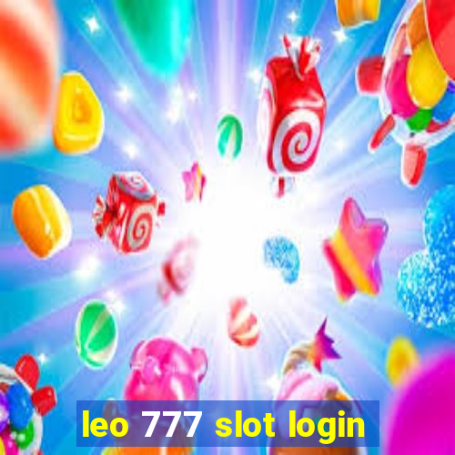 leo 777 slot login