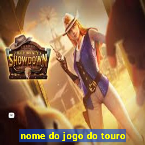 nome do jogo do touro