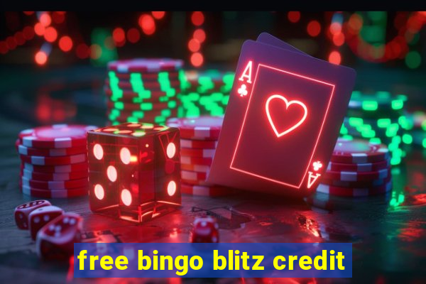 free bingo blitz credit