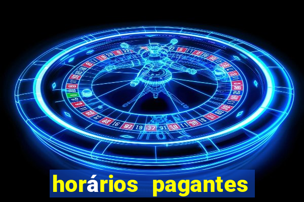 horários pagantes do fortune tiger