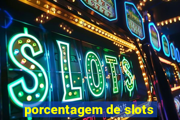 porcentagem de slots