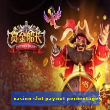 casino slot payout percentages