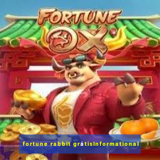 fortune rabbit grátisInformational