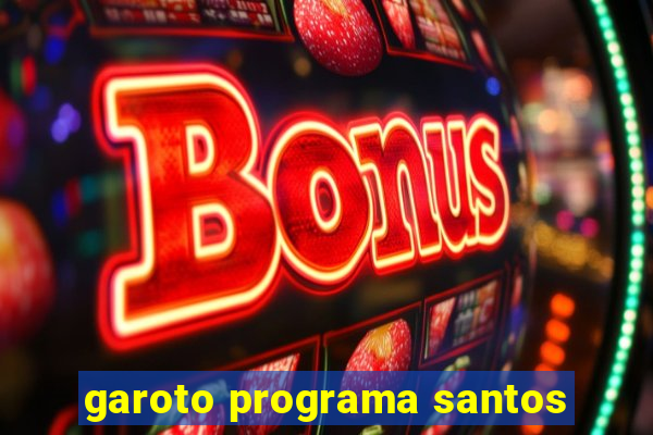 garoto programa santos