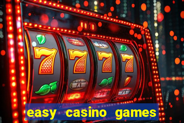 easy casino games to win money