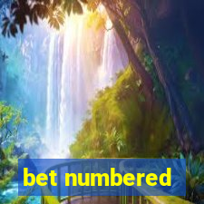 bet numbered