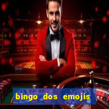 bingo dos emojis para imprimir